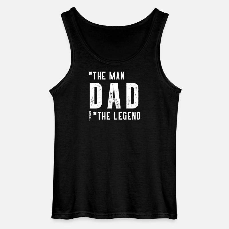 Held der Legende - Gildan Männer Tank Top - Schwarz