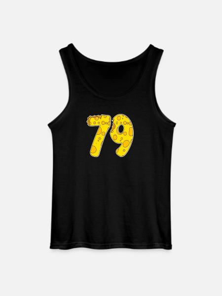 79 years of Lustig Käse - Gildan Men’s Tank Top - black