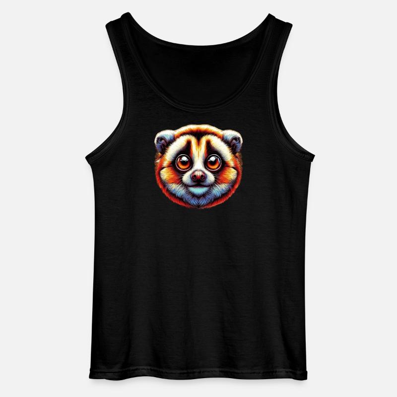 Lori Lento Slow Loris - Gildan Männer Tank Top - Schwarz