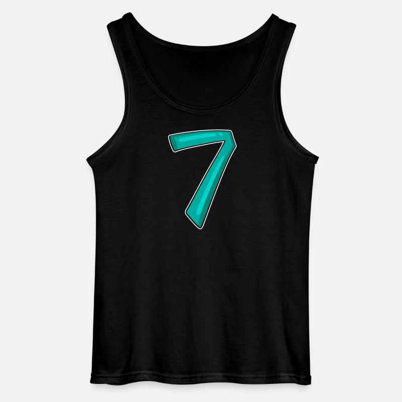 7 - Gildan Männer Tank Top - Schwarz