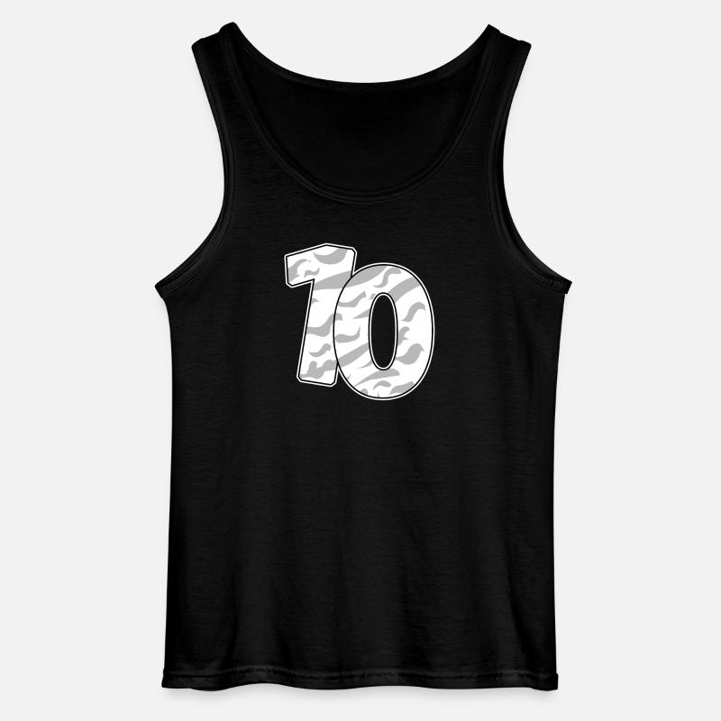 10 - Gildan Männer Tank Top - Schwarz