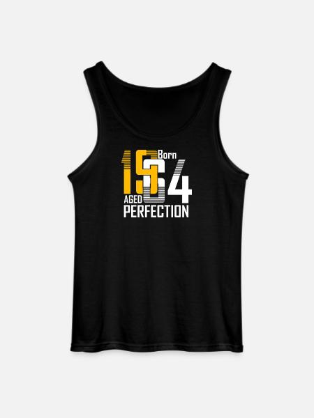 Geboren 1954 Gealterte Perfektion - Gildan Männer Tank Top - Schwarz
