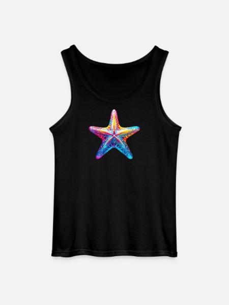 Starfish - Gildan Men’s Tank Top - black