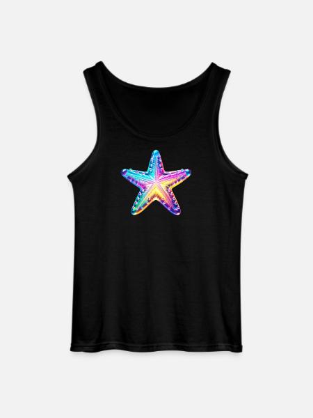 Starfish - Gildan Men’s Tank Top - black