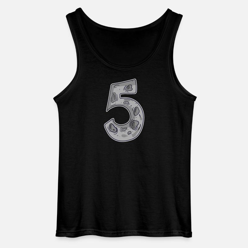 Nummer 5 Weltall - Gildan Männer Tank Top - Schwarz