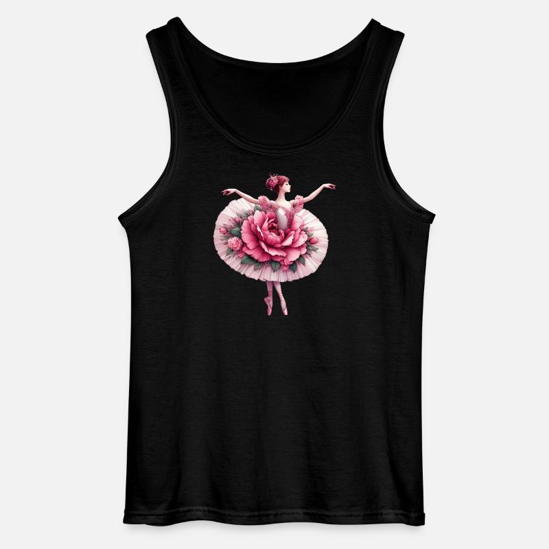 Balletttänzerin mit Tutu - Gildan Männer Tank Top - Schwarz