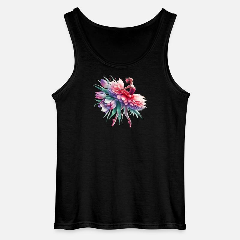 Balletttänzerin mit Tutu - Gildan Männer Tank Top - Schwarz