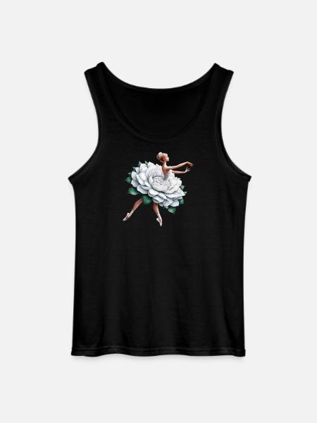 Danseuse de ballet avec tutu - Débardeur Gildan Homme - noir