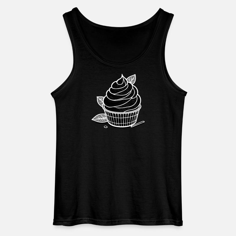 Matcha IceCream - Gildan Männer Tank Top - Schwarz