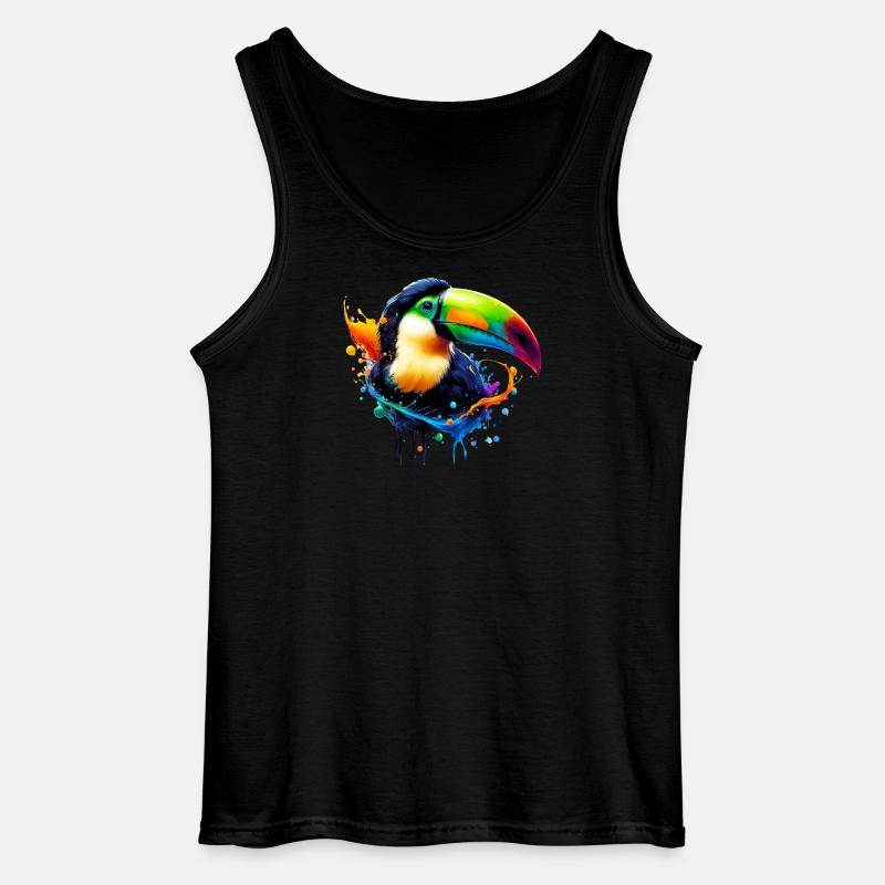 Tukan - Gildan Männer Tank Top - Schwarz