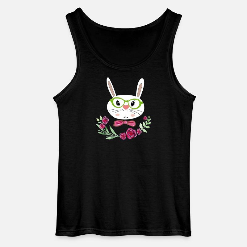 Easter Bunny Easter - Gildan Men’s Tank Top - black