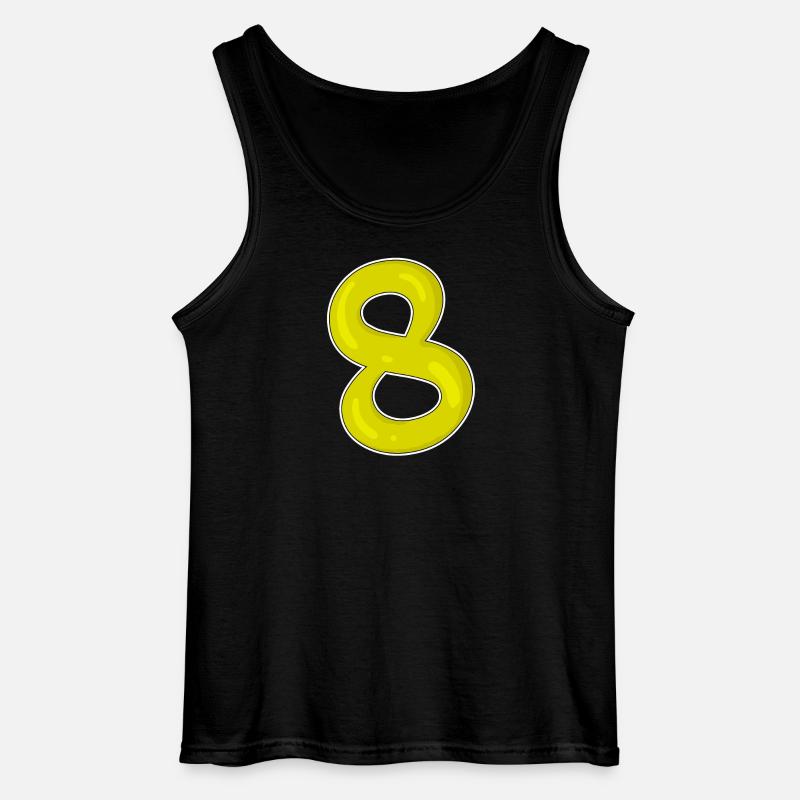 8 - Gildan Männer Tank Top - Schwarz