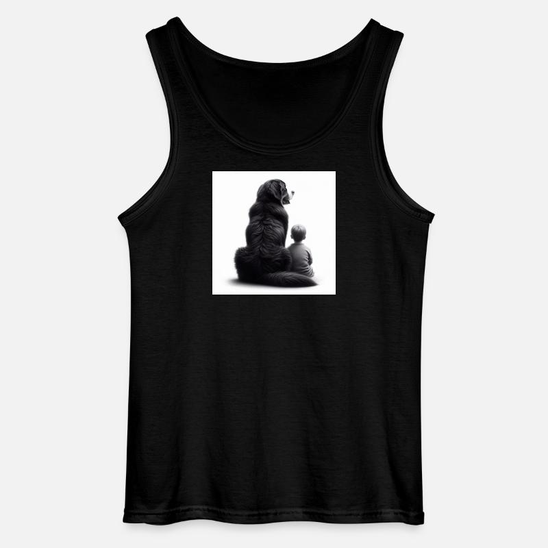 Berner Sennenhund - Gildan Männer Tank Top - Schwarz