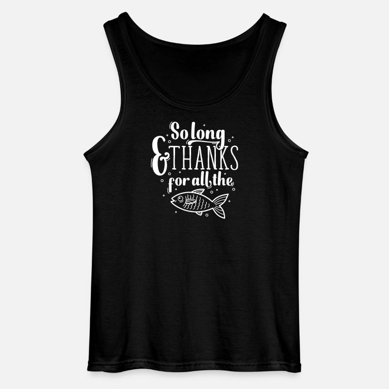 So long and thanks - Gildan Männer Tank Top - Schwarz