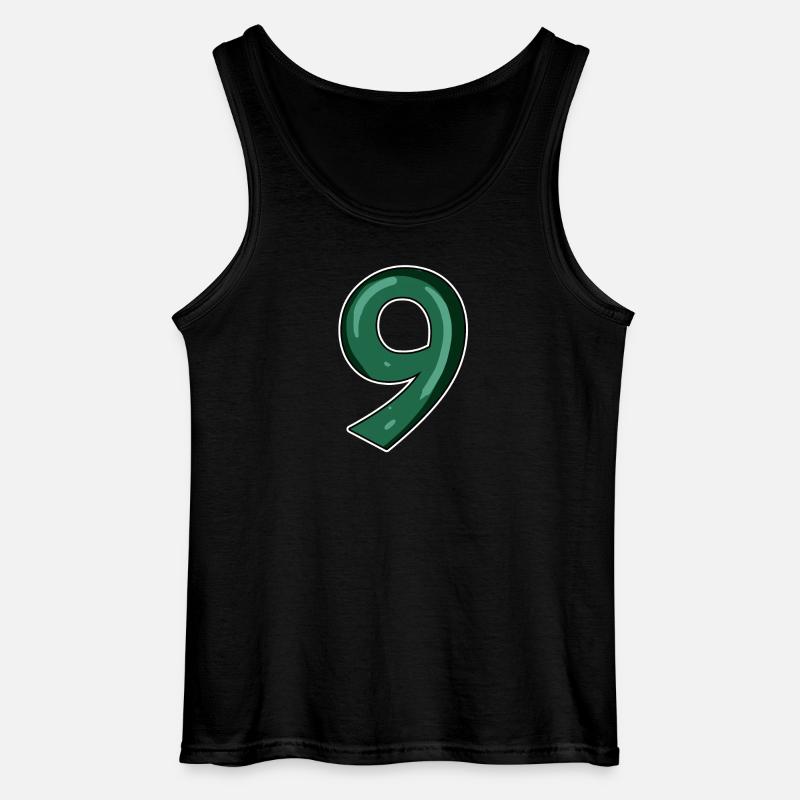 Zahl 9 - Gildan Männer Tank Top - Schwarz