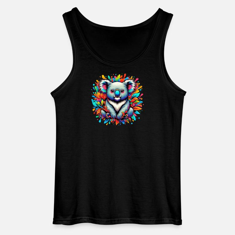 Koala - Gildan Men’s Tank Top - black