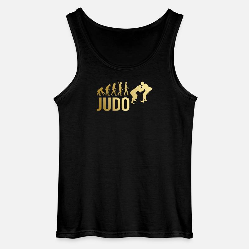 Judo Evolution - Gildan Männer Tank Top - Schwarz