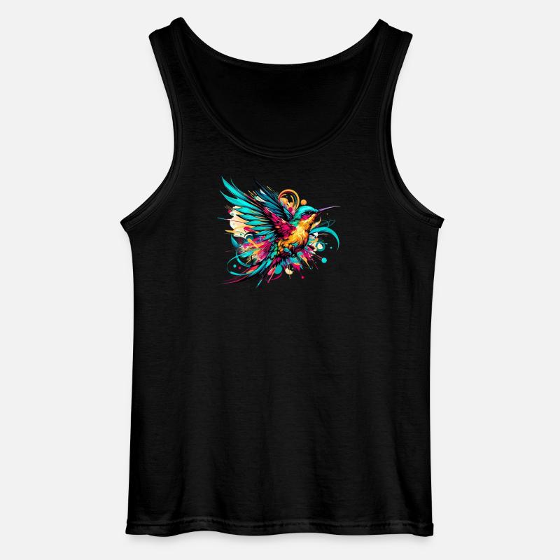 Colibri - Débardeur Gildan Homme - noir
