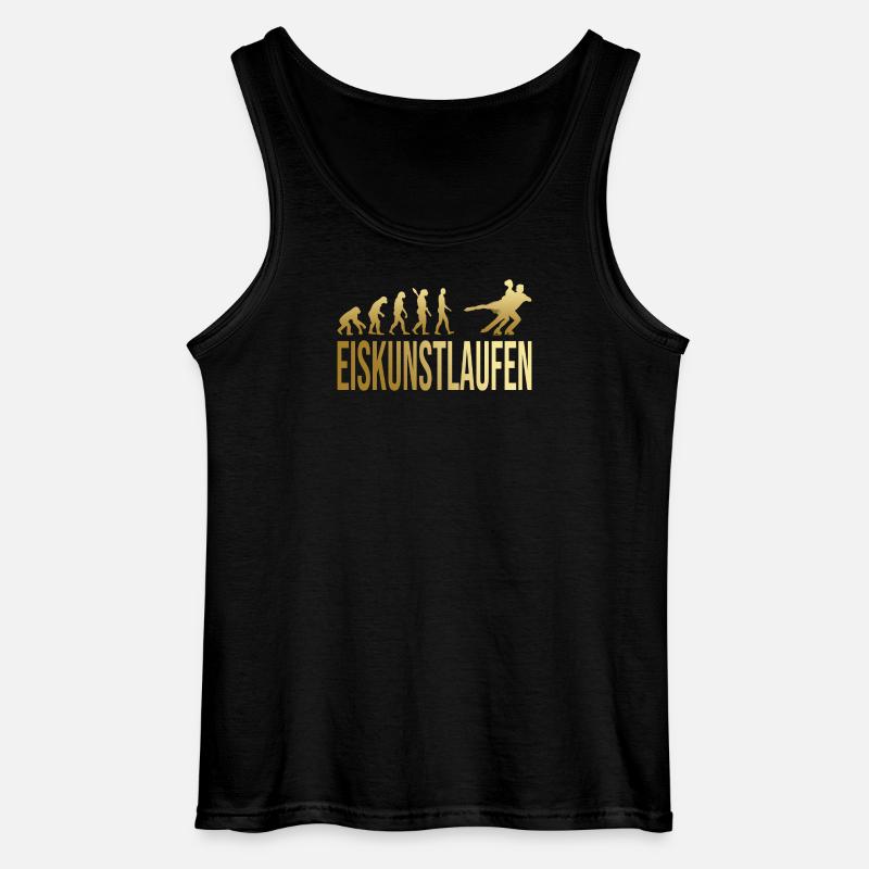 Evolution Eiskunstlaufen - Gildan Männer Tank Top - Schwarz