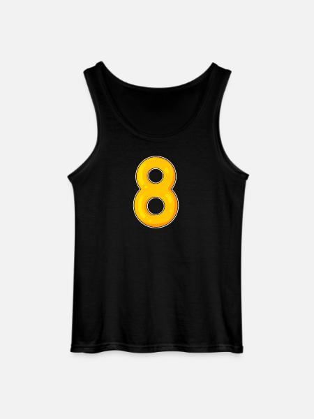 8 Yellow - Gildan Men’s Tank Top - black