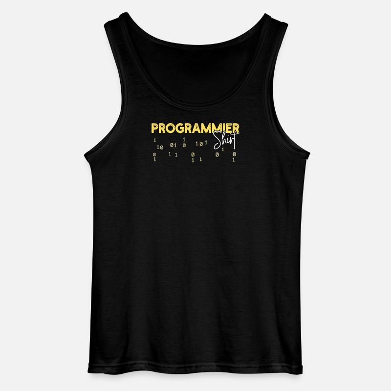 Developer Statement Coden Skripting Webentwickler - Gildan Männer Tank Top - Schwarz