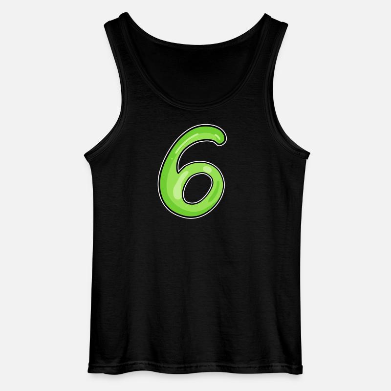 6 grün - Gildan Männer Tank Top - Schwarz