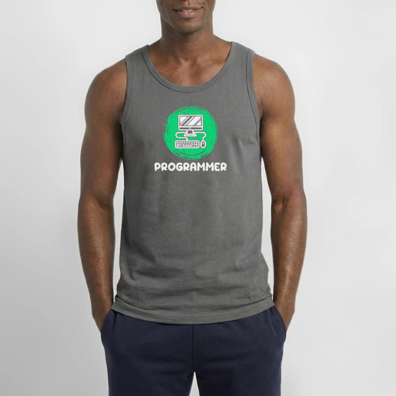 Computer Developer Programmierer Computerfreak Gildan Männer Tank Top
