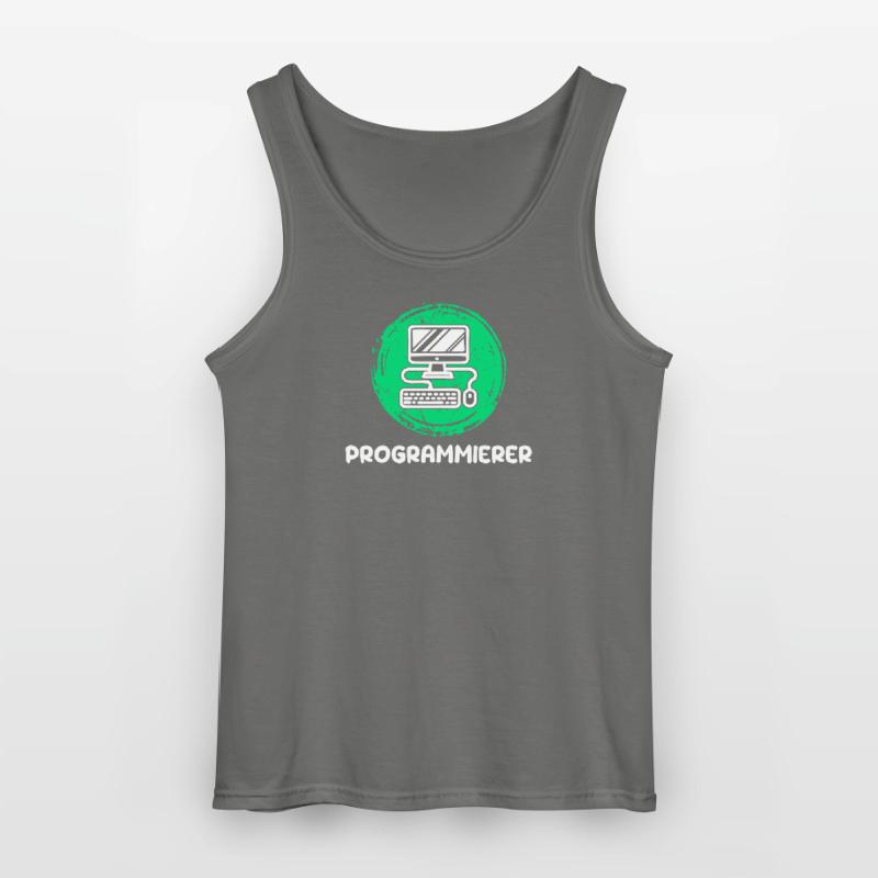 Computerfreak Skripting Developer Programmierer Gildan Männer Tank Top