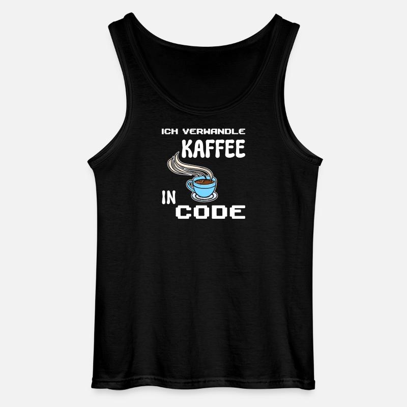 Developer Computerfreak Statement Coden Skripting - Gildan Männer Tank Top - Schwarz