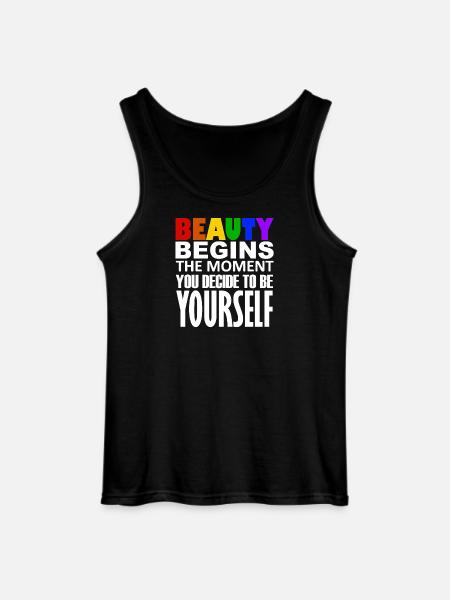 LGBTQIA+ - Gildan Men’s Tank Top - black