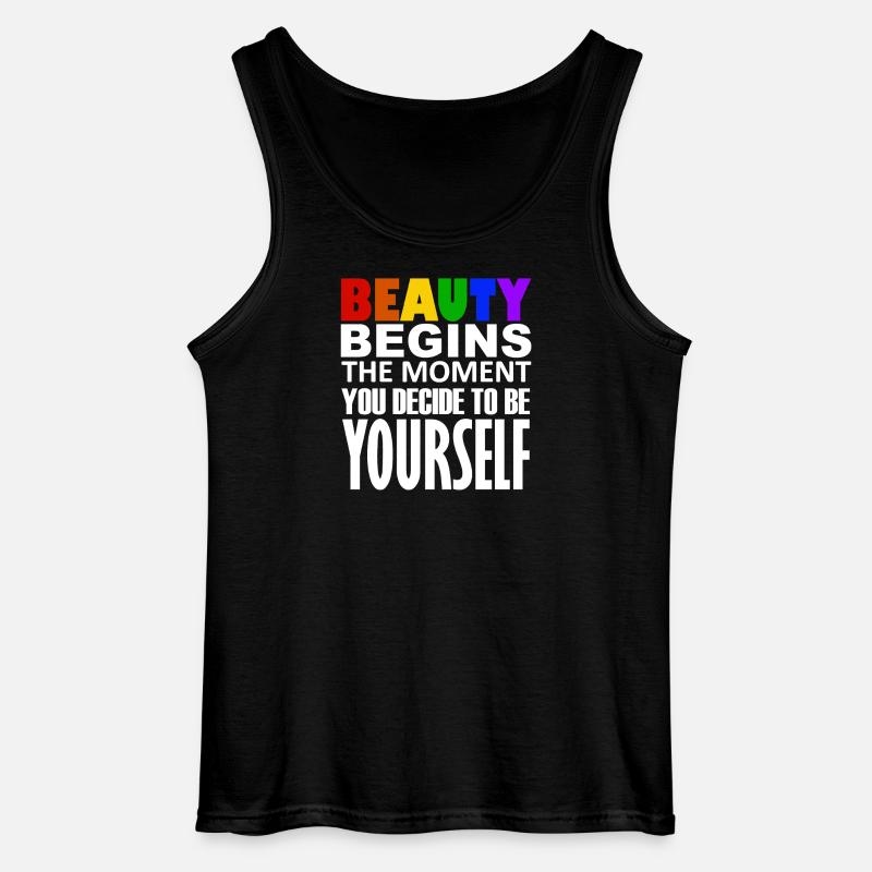 LGBTQIA+ - Gildan Männer Tank Top - Schwarz