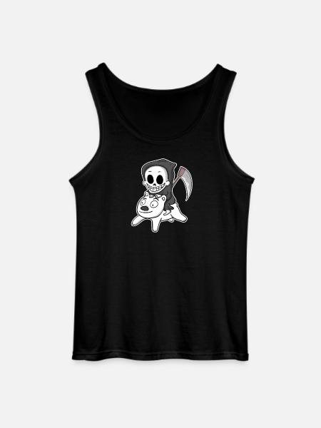 Sensenmann Eisbär Motiv - Gildan Männer Tank Top - Schwarz