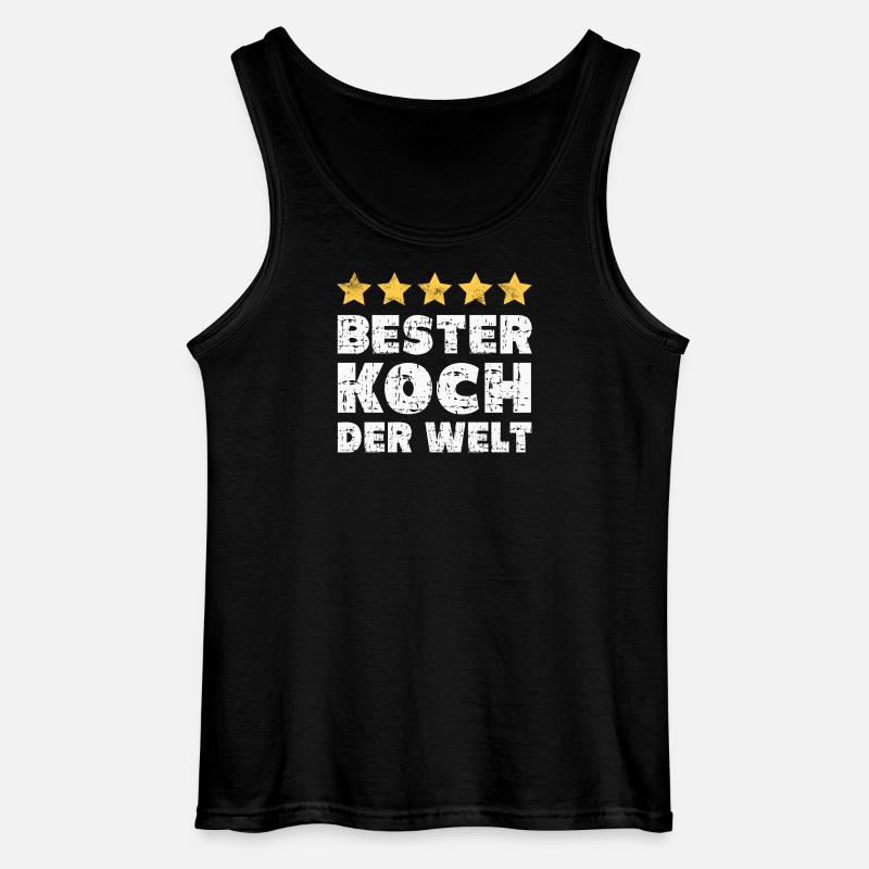 Koch - Gildan Männer Tank Top - Schwarz