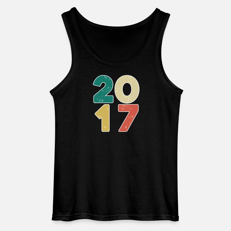 2017 - Year 2017 - Year 2017 - Gildan Men’s Tank Top - black