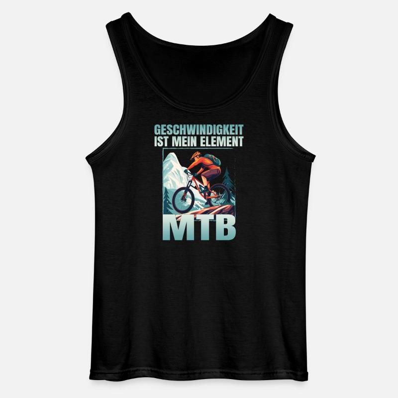 Geschwindigkeit ist mein Element - Gildan Männer Tank Top - Schwarz