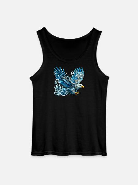 Eagle - Gildan Men’s Tank Top - black