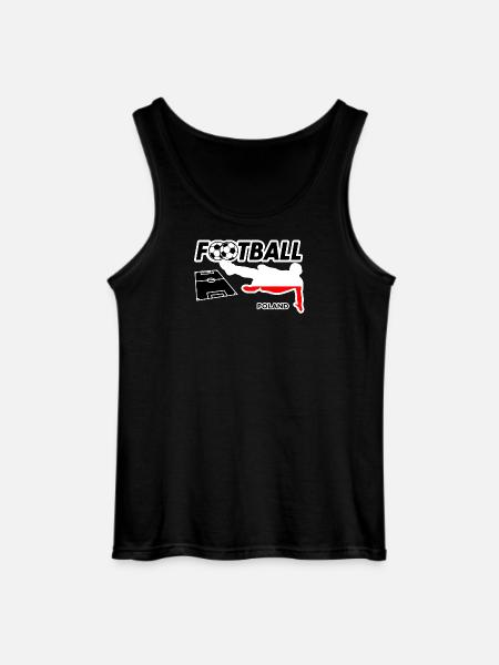 Fußball Fieber Polen - Gildan Männer Tank Top - Schwarz