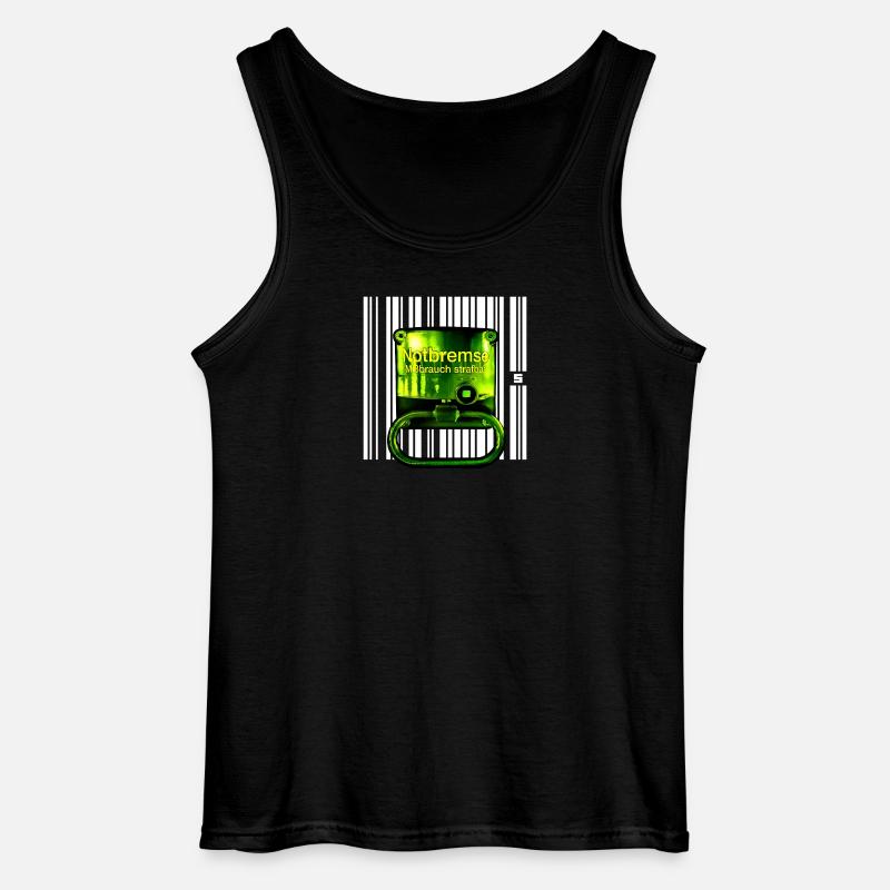 SPOT - STOP - Gildan Männer Tank Top - Schwarz