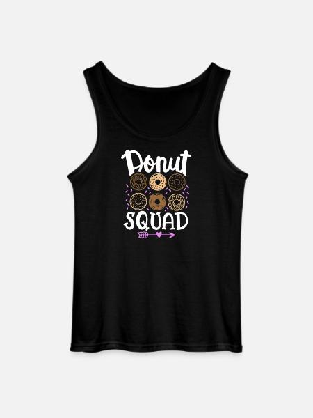 Donut Squad Donut Liebhaber - Gildan Männer Tank Top - Schwarz