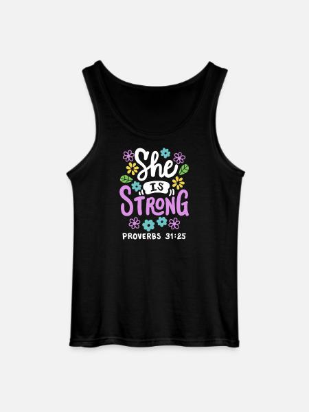 Christlich Glaube Bibelvers - Gildan Männer Tank Top - Schwarz
