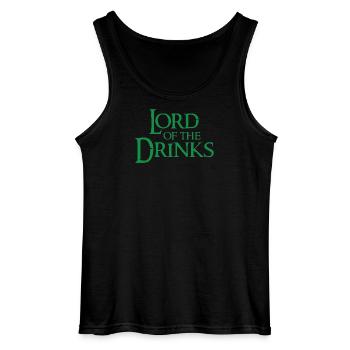 Fantasie Getränke Saga - Gildan Männer Tank Top - Schwarz - Vorne - AI Model Male 185 dark (185cm)
