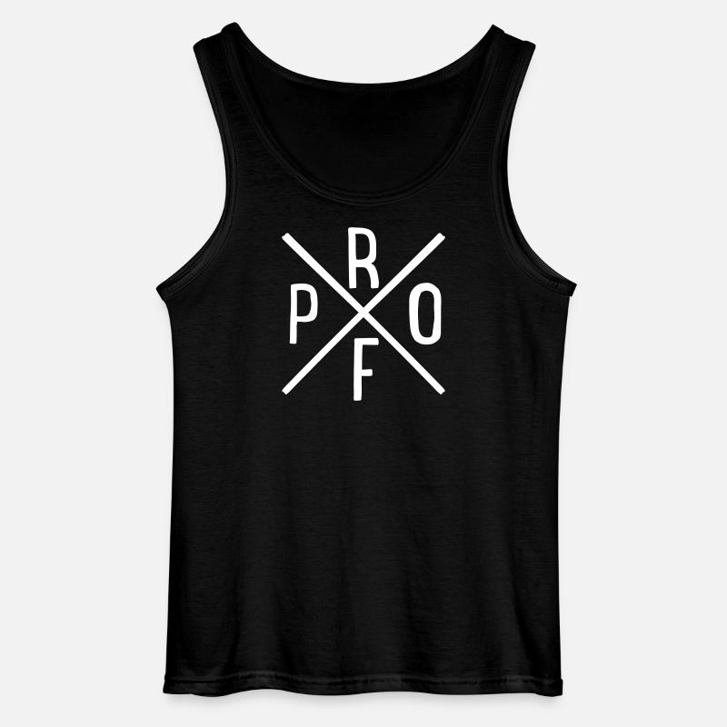 Prof - Gildan Men’s Tank Top - black