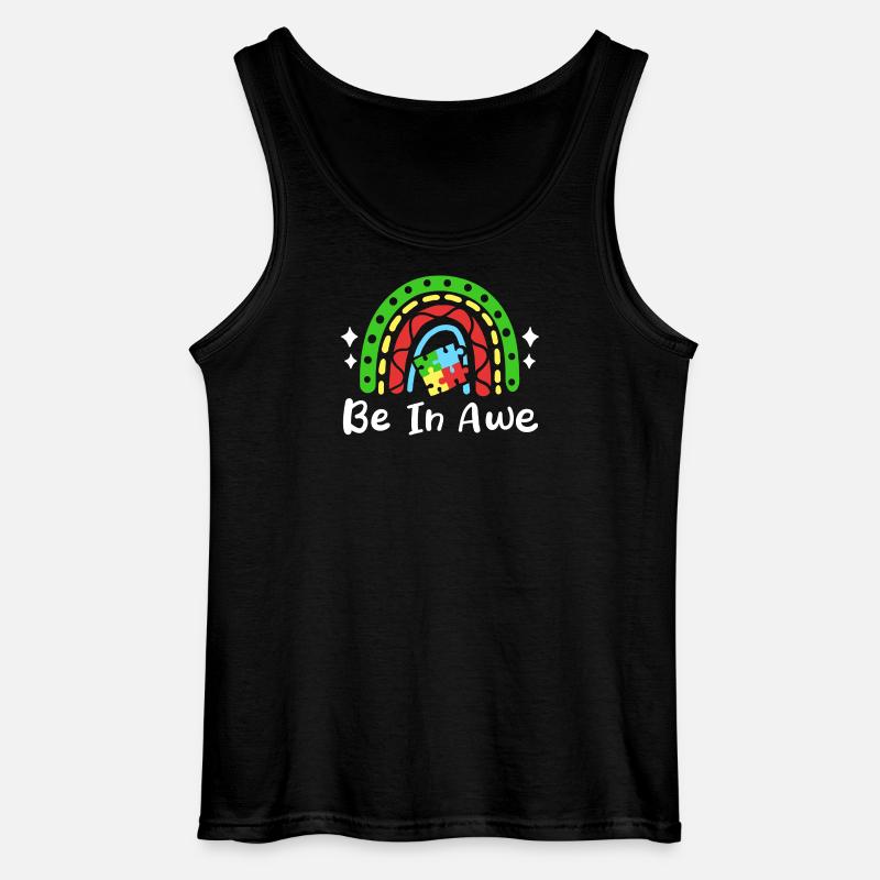 Autismus Bewusstsein - Gildan Männer Tank Top - Schwarz