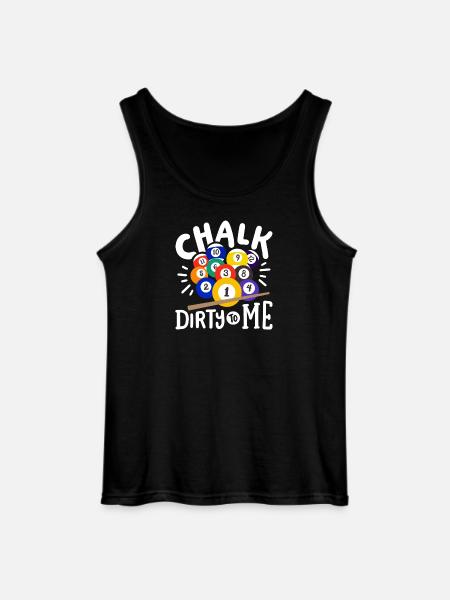 Poolspieler Billard - Gildan Männer Tank Top - Schwarz