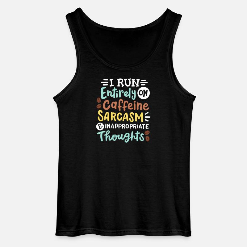 Sarkasmus lustig sarkastisch - Gildan Männer Tank Top - Schwarz