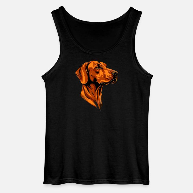 Rhodesian Ridgeback Jagdhund Hunde Stolz Ridgeback - Gildan Männer Tank Top - Schwarz
