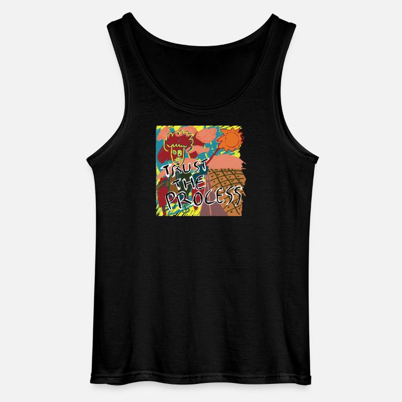 Trust the process - Gildan Männer Tank Top - Schwarz