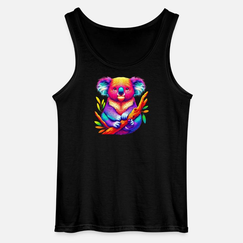 Koala - Gildan Men’s Tank Top - black