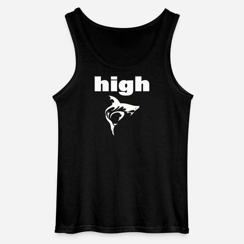 HIGH - Gildan Männer Tank Top - Schwarz