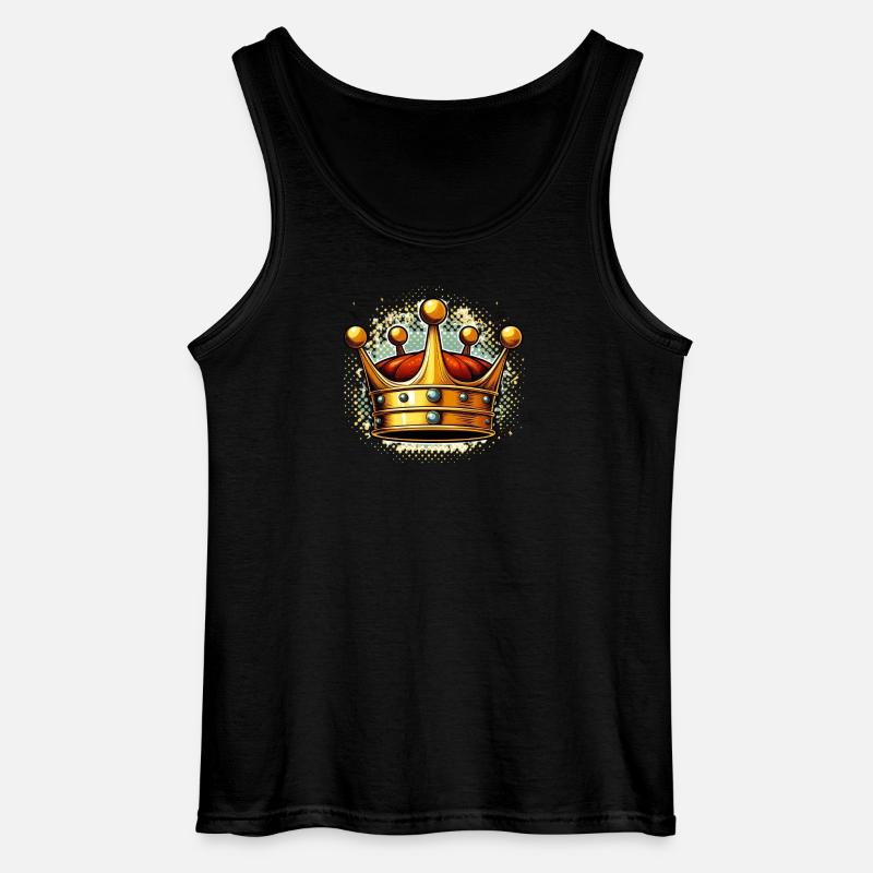 King 1 - Gildan Männer Tank Top - Schwarz